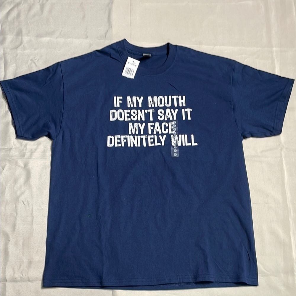 Navy Blue Short Sleeve Graphic T-Shirt - Picture 3 of 8